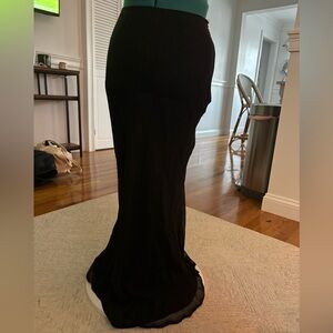Henri Bendel Classic Black Maxi Skirt